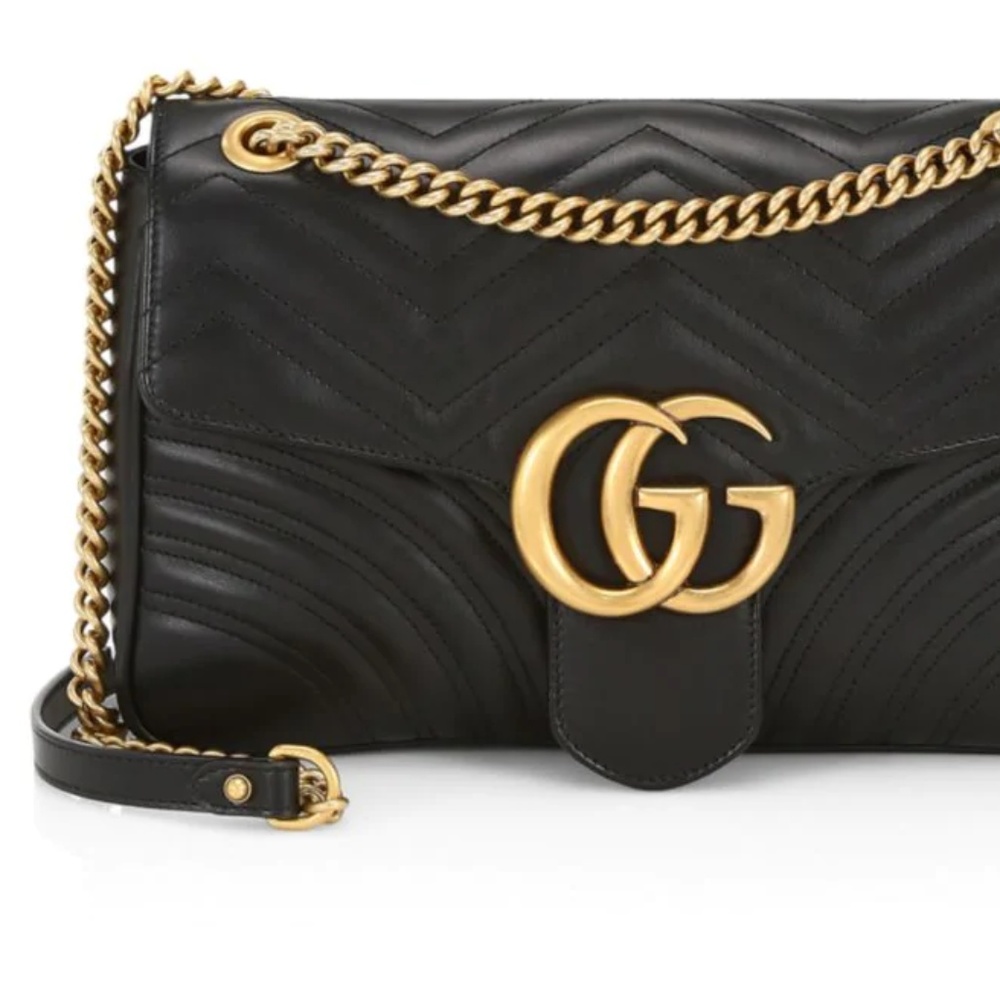 GG Marmont small matelassé shoulder bag